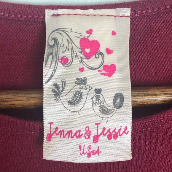 $5 CLEARANCE! Jenna & Jessie Girl Squad Cold Shoulder Top - Picture 6 of 8